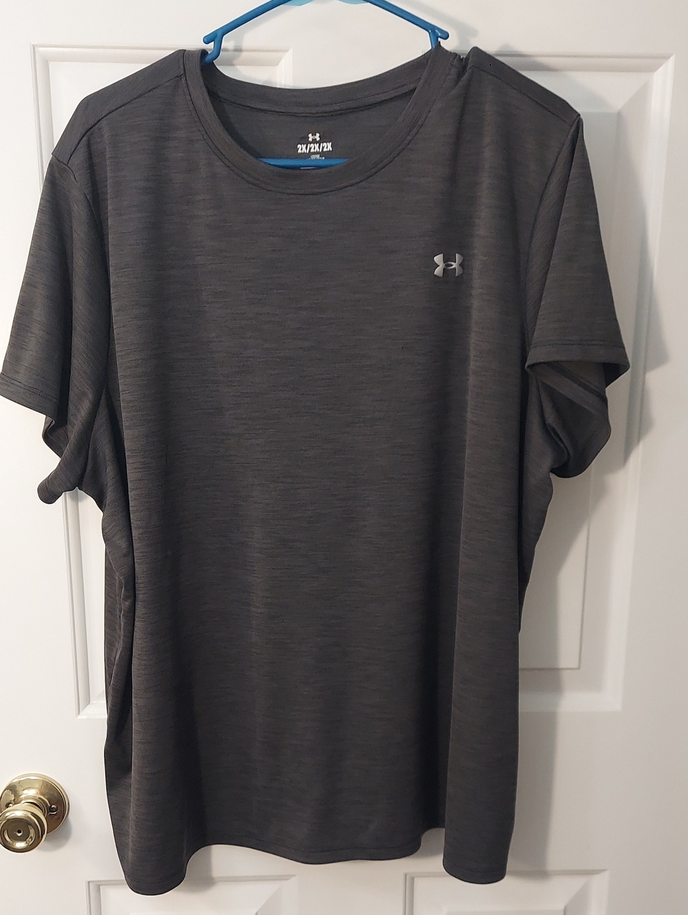 Under Armour Brand Womans Short Sleeve Athletic Tee - Charcoal Size 2X